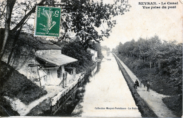 SEVRAN - Le CanalVue prise du pont
